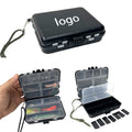 Durable Transparent Plastic Fishing Bait Tackle Box