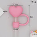 Heart Shaped Straw Cover