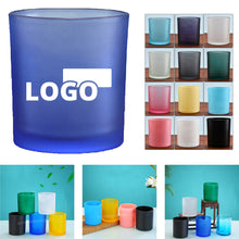 10 Oz Custom Frosted Glass Votive Candle Holder