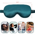 Simulated Silk Eye Mask With Elastic Band