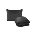 Travel Plane Flannel Blanket And Pillow Two-In-One