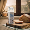 Bpa-Free Portable Reusable Milk Carton-Shaped Juice Bottle