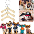 Pet Dog Cat Apparel Mini Wooden Clothes Hanger