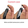 Gourd Shaped Led Light Up Logo Ballpoint Touch Screen Pen