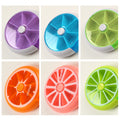 Candy Color Dispensing Rotary Pill Box