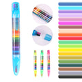 Multicolor Stackable Crayon