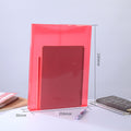 A4 Poly File Folders Tied Buckle-Transparent