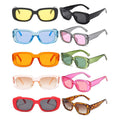 Rectangle Narrow Square Frame Sunglasses