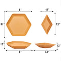 Set Of Hexagonal And Diamond-shaped Plates