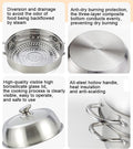 304 Triple Stainless Steel Steamer