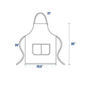 Adjustable Bib Apron With Pockets