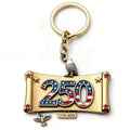 250th US Anniversary 2D Acrylic Keychain Pendant