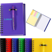 Pocket Notepad With Pen In Holder And Sticky Notes