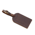 Vintage Crazy Horse Leather Luggage Tag