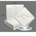 White 2 Ply Beverage Napkin