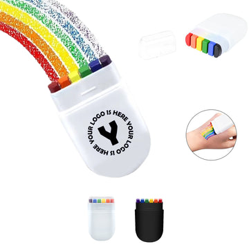 6 Color Rainbow Crayon Face/Body Painting