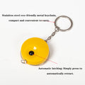 60-Inch Full Color Automatic Retractable Keychain Tape Measure