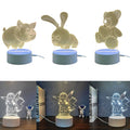 3D Illusion 3 Colors Change LED Night Light