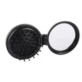 Folding Round Comb With Mirror