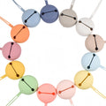 Food Grade Silicone Portable Pacifier Organizer with Lanyard
