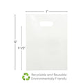 2 Mil 7.5 X 12 Inches Customizable Retail Bag With Handles
