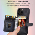 Pu Leather Card Slots Wallet