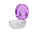Hands-Free Snack Container With Finger Lid