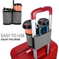 Portable Hands Free Oxford Travel Luggage Bottle Holder