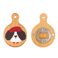 Solid Wood Fridge Magnet Bottle Opener