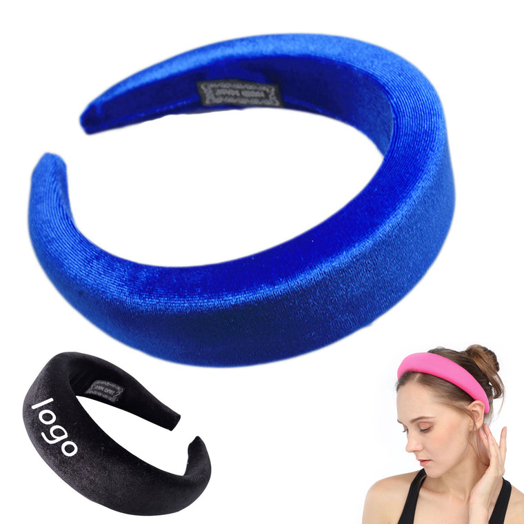 Wide Padded Velvet Headbands