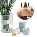 Reusable Plastic Spiral Ikebana Stem Holder For Flowers