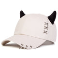 Safety Pin Metal Ring Baseball Cap
