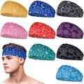 Sports Headband Features Paisley Patterns