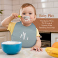 Baby Bib with Food Catcher BPA-Free Waterproof