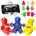 Pu Stress-Reducing Smiley Emoticon Mobile Phone Holder