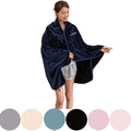 Milk Velvet Shawl Blanket Wearable Blanket Poncho Blanket