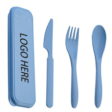 Wheat Straw Creative Tableware Portable Set