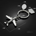 3D Metal Model Airplane Keychain Simulated Passenger Plane