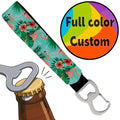 Full Color Custom Neoprene Wristband with Bottle Opener
