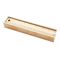 Wooden Stationery Set W/12 Colored Pencils Sharpener & Ruler