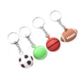 Soft Sports Ball Key Ring