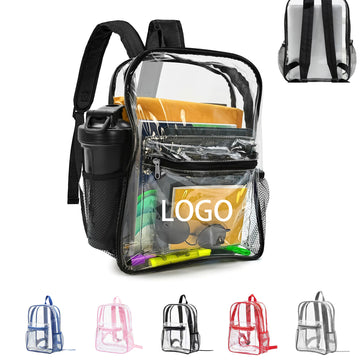 Clear Stadium Backpack W/ Mesh Pocket