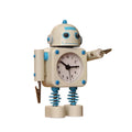 Stainless Steel Robot Alarm Clock