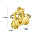 3d Simulation Golf Cart Keychain