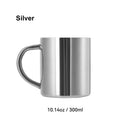 Stainless Steel Coffee Mug with Handle