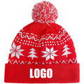 Acrylic Fiber Knitted Santa Hat