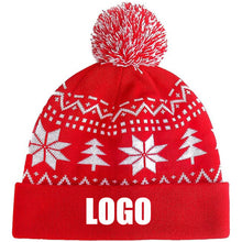 Acrylic Fiber Knitted Santa Hat
