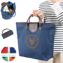 600D Oxford Cloth Folding Zipper Shopping Bag