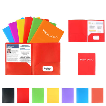 Plastic Folders with Pockets