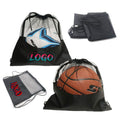600D Oxford Mesh Drawstring Backpack For Basketball